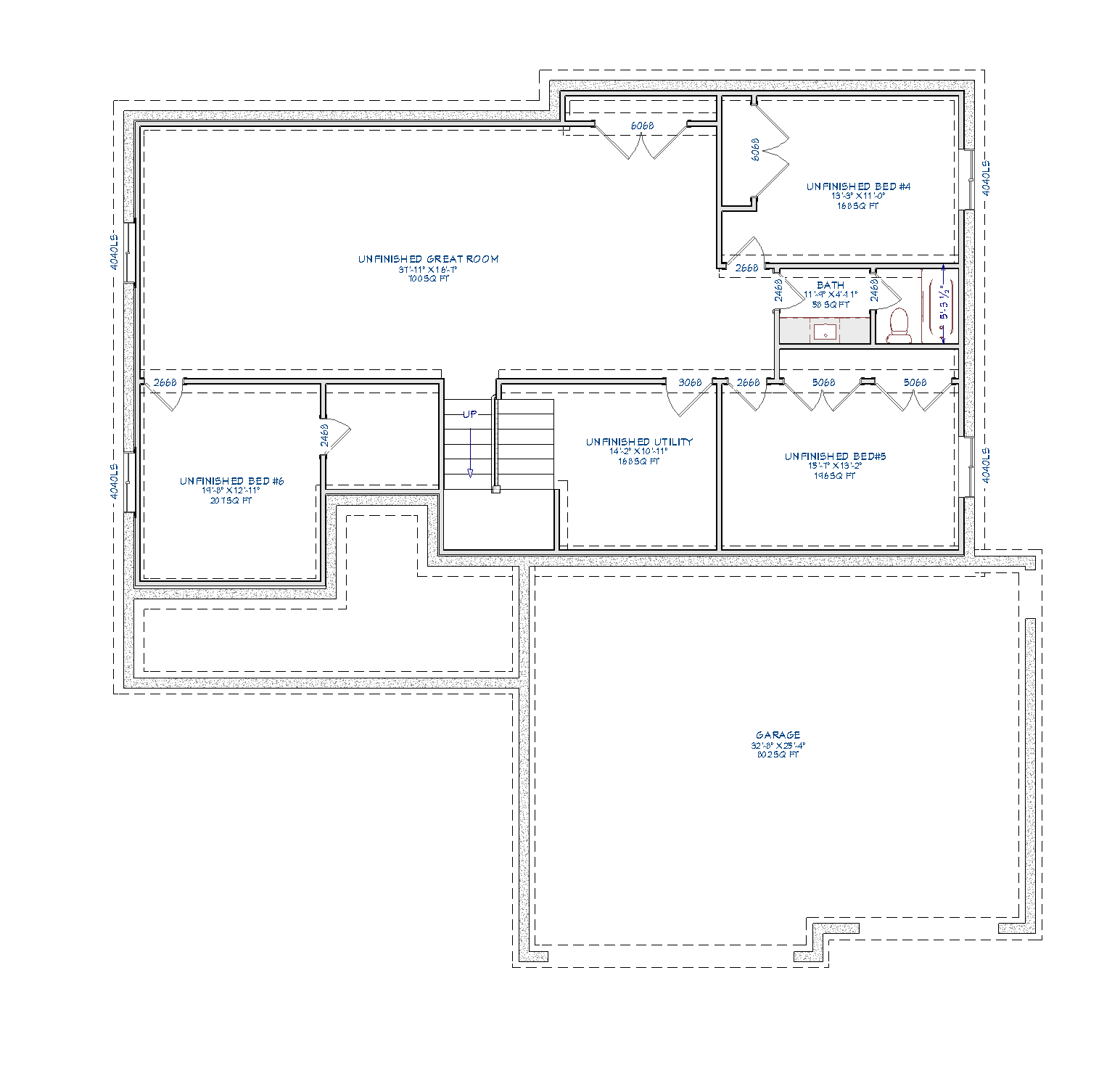 Ponderosa basement plan