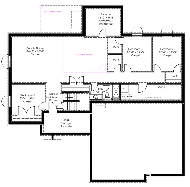 Rockford basement plan