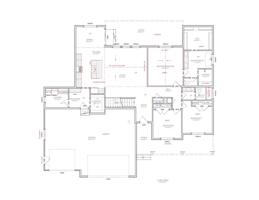 Ashwood main floor plan