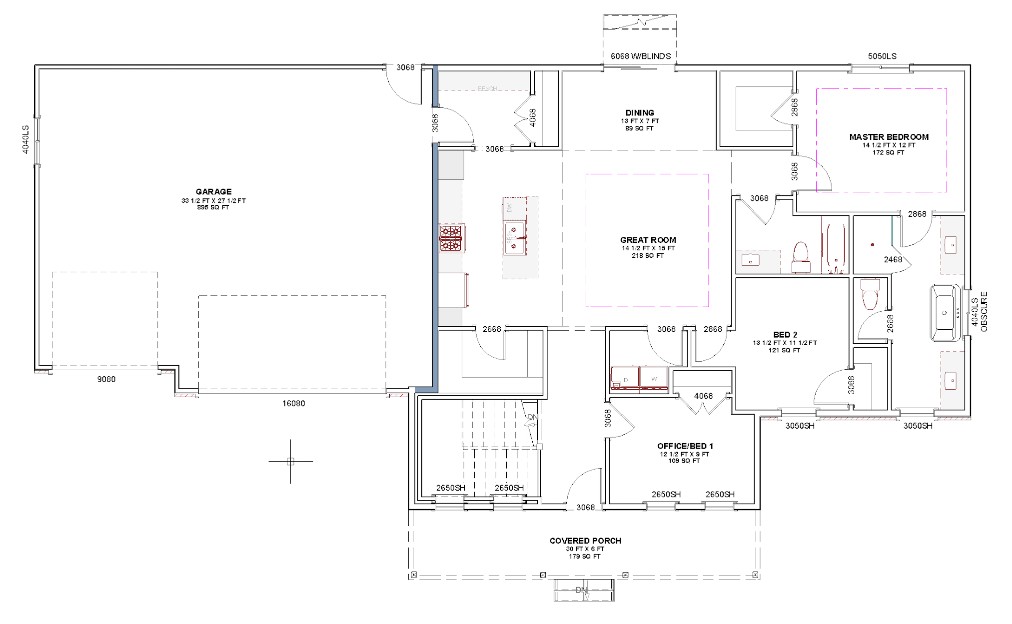 Clearwater main floor plan